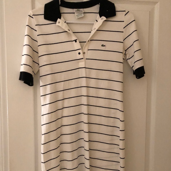 Lacoste Dresses & Skirts - Lacoste stripe polo dress